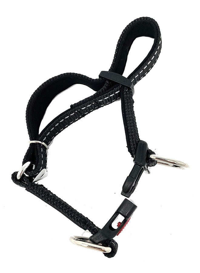 ALBCORP طوق عاكس للكلاب المدربة من ألبكورب - مقاسات من XS إلى XL (8.6-28.7 بوصة)، رقعة مطاطية للكلاب المدربة، مبطن بالنيوبرين لراحة فائقة ورؤية عالية للمختصين، متوسط، أسود - Image 4